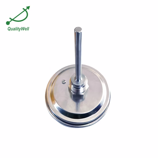 Hermetically Sealed Bezel Back Connection Mechanical Temperature Instrumentation Thermometer