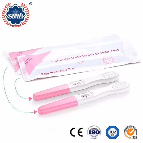 Good Price Urine HCG Pregnancy Strip Cassette Midstream Test with CE and FDA