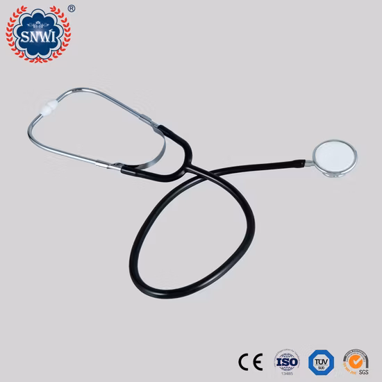 Competitive Price Professional Anodized Aluminium Single Dual Head Stethoscope with Anti